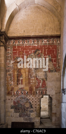 Interno della Cappella di San Matrin nella vecchia Cattedrale di Salamanca. Spagna. Foto Stock