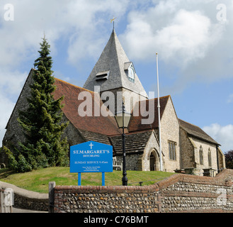 Chiesa di St Margaret in Ditchling, Sussex, Inghilterra. Foto Stock