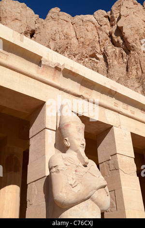 Tempio di Hatshepsut, Valle dei Re, Egitto - dettaglio 8 Foto Stock