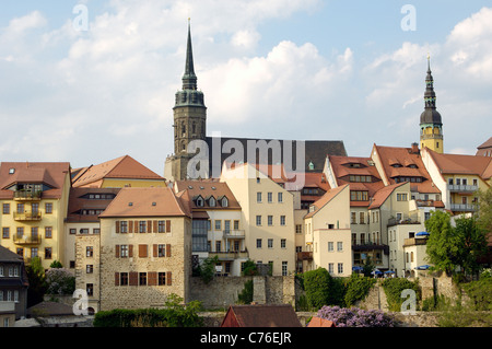 La città vecchia di Bautzen, Germania Foto Stock