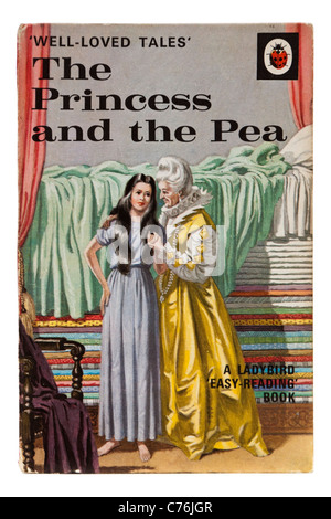 Vintage anni sessanta coccinella libro 'La principessa sul pisello', da 'Well-Loved Tales" serie Foto Stock