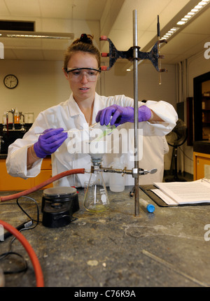 Chimica classe, Yale University summer school. Foto Stock