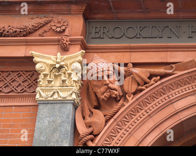 Brooklyn storico edificio della società Foto Stock