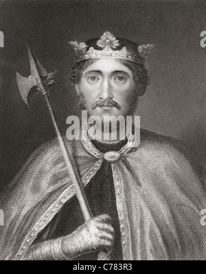 Richard I, 1157 - 1199. Re d'Inghilterra, duca di Normandia, Duca di Aquitania, duca di Guascogna, signore di Cipro Foto Stock