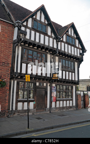 Nash's House, Chapel Street, accanto a Shakespeare's ultima residenza in Stratford Upon Avon, Warwickshire, Regno Unito. Foto Stock