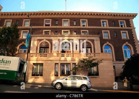 Union club Victoria BC Foto Stock