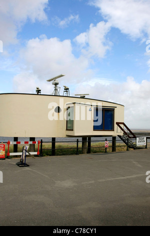 La stazione radar a Fleetwood in Lancashire Foto Stock