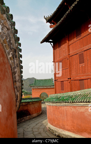 Il principe ereditario di pendenza, Wudang Mountain, Cina Foto Stock