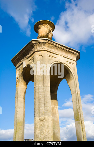 Terrazza a piedi, Bog Isola, bagno, Somerset, Inghilterra, Regno Unito Foto Stock