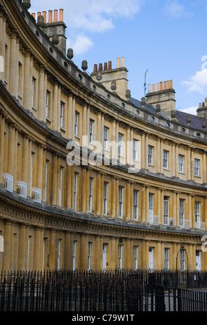 Il Circus, King's Circus, da John Wood il sambuco, bagno, Somerset, Inghilterra, Regno Unito Foto Stock