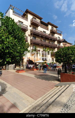 Storico Hotel Monopol, Puerto de la Cruz, Tenerife, Isole Canarie, Spagna, Europa Foto Stock