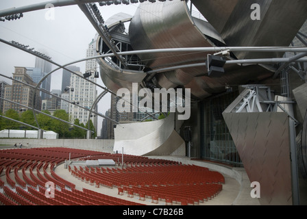 Chicago Opera Theater, il Millennium Park di Chicago, Illinois, Stati Uniti d'America Foto Stock