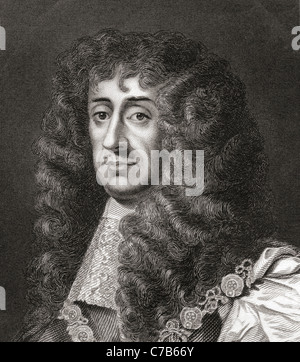 Carlo II, 1630 - 1685. Re d'Inghilterra, in Scozia e in Irlanda. Foto Stock