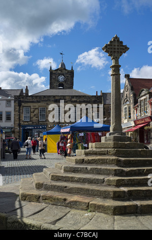 Alnwick Piazza del Mercato Foto Stock