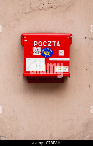Postbox polacco Foto Stock