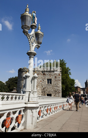 Lendal ponte sul fiume Ouse in York, Inghilterra. Foto Stock