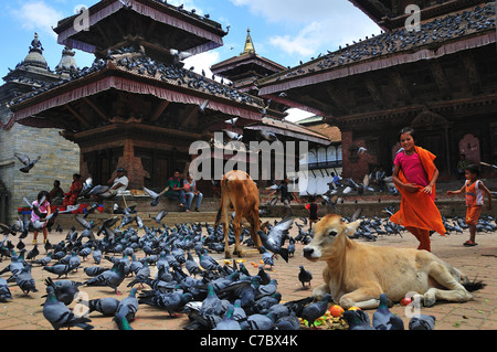 Hanuman Dhoka Durbar. Qui è il cuore di Kathmandu Foto Stock