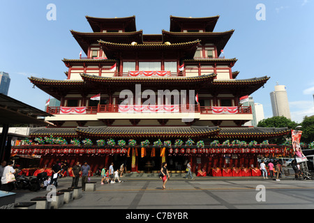 Dente del Buddha reliquia del tempio e Museum, South Bridge Road, Chinatown, Singapore Foto Stock