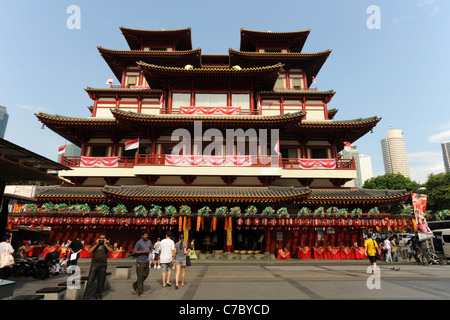 Dente del Buddha reliquia del tempio e Museum, South Bridge Road, Chinatown, Singapore Foto Stock