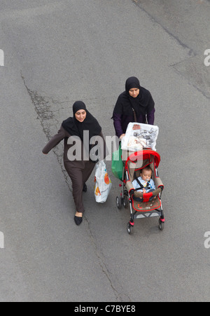 Due donne musulmane Foto Stock