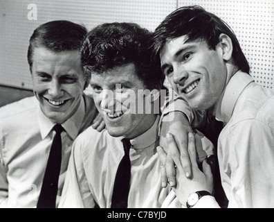 I TRE GRANDI REGNO UNITO gruppo pop nel 1963 da l: Brian Griffiths, John "Hutch' Hutchinson e John Gustafson. Foto Tony Gale Foto Stock