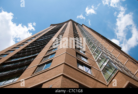 Un edificio alto sul Presidente Street in Baltimore Maryland USA Foto Stock