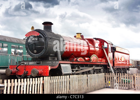 La scuola di Hogwarts Express presso il Museo nazionale delle ferrovie, York Foto Stock