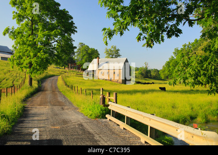 Baylor mulino in Swoope, Shenandoah Valley, Virginia, Stati Uniti d'America Foto Stock