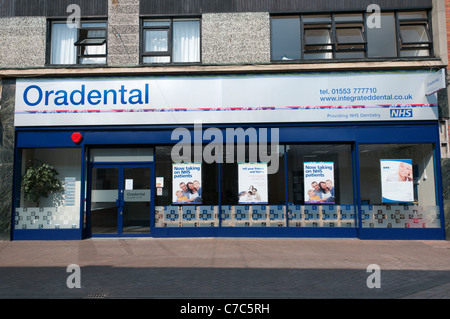 Oradental dentisti pratica Foto Stock