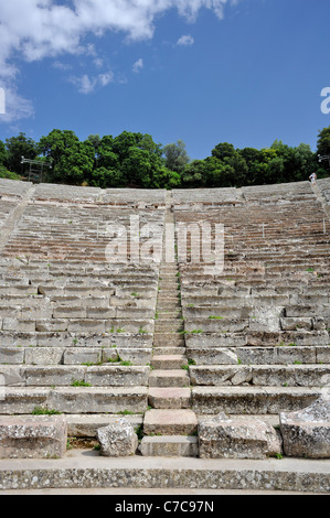 Epidauro Peloponneso Grecia theatre Foto Stock