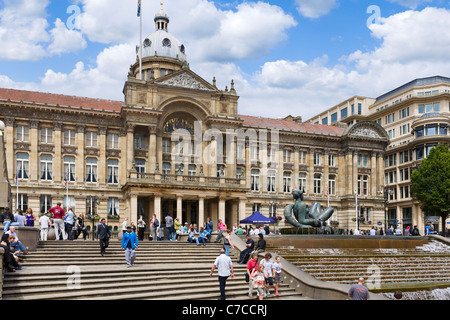 Il Consiglio casa in Victoria Square, Birmingham, West Midlands, England, Regno Unito Foto Stock