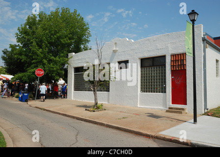 Paseo Quartiere delle Arti del centro cittadino di Oklahoma City. Foto Stock