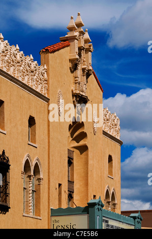 Esterno Lensic Performing Arts Center di Santa Fe NM Foto Stock