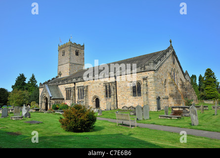 St Marys Chiesa, Kirkby Lonsdale. Foto Stock