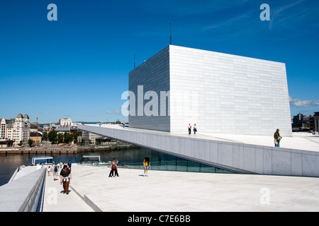 Teatro dell'Opera di Oslo, Norvegia. Foto Stock