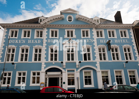 Duke Hotel di testa su Tuesday Market Place, King's Lynn, Norfolk, Inghilterra Foto Stock