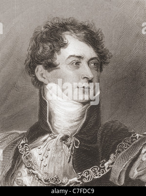 George IV, George Augustus Frederick, 1762 - 1830. Re del Regno Unito di Gran Bretagna e Irlanda. Foto Stock