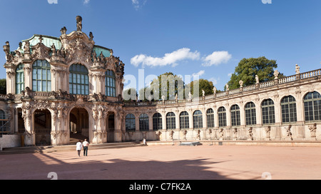 Wallpavillion presso il palazzo Zwinger - Dresda, Sassonia, Germania, Europa Foto Stock