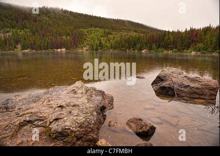 Bear Lake, il Parco Nazionale delle Montagne Rocciose, Colorado Foto Stock