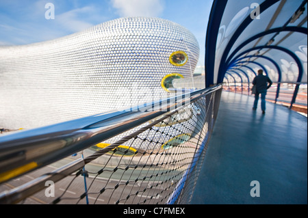 Ponte di Selfridges al Bull Ring Shopping Centre, Birmingham, Regno Unito Foto Stock