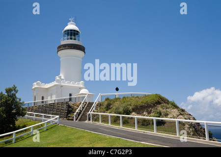 Faro di Cape Byron, costruito nel 1901, Byron Bay, Australia Foto Stock