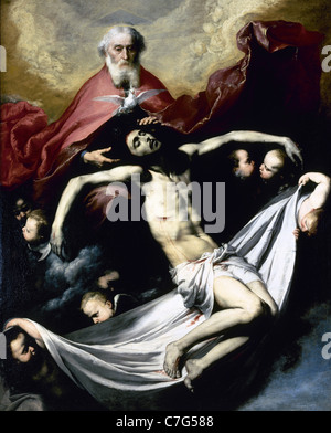 La santa Trinità. 1632. Jusepe Ribera (1591-1652). Il Museo del Prado. Madrid. Spagna. Foto Stock