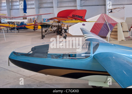 Oldershaw O-3, STATI UNITI D'AMERICA, ca. 1962 Progettazione di coda a farfalla (V-tailed) aliante a sud-ovest Soaring Museum di Moriarty, Nuovo Messico, STATI UNITI D'AMERICA Foto Stock