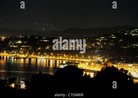 Oggetti volanti non identificati fotografati da Sainte Maxime in Francia sulla Costa Azzurra Foto Stock