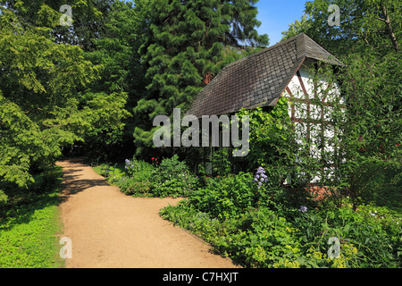 Alter Botanischer Garten, Literaturhaus von Schleswig-Holstein, Kiel, Kieler Foerde, Ostsee, Schleswig-Holstein Foto Stock