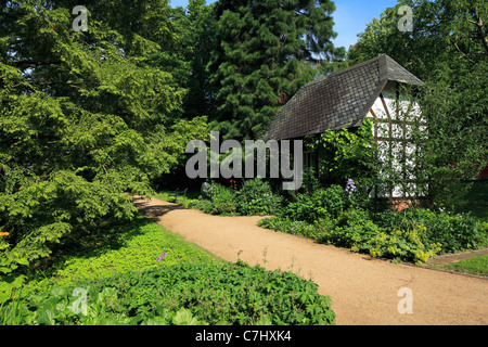 Alter Botanischer Garten, Literaturhaus von Schleswig-Holstein, Kiel, Kieler Foerde, Ostsee, Schleswig-Holstein Foto Stock