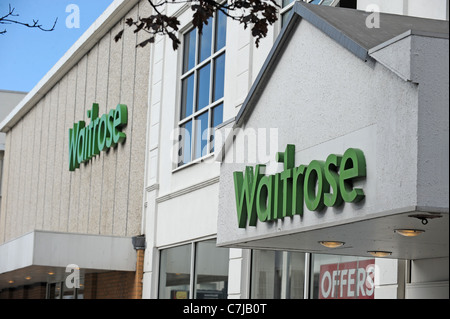 Waitrose supermarket Brighton nel Regno Unito parte della John Lewis group Foto Stock