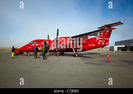 Aria piano della Groenlandia, Aeroporto di Nuuk, Groenlandia Foto Stock