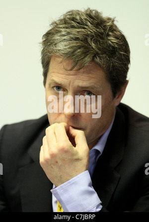 HUGH GRANT HACKED OFF LIBERALE CAMPAGNA C 18 settembre 2011 CPI BIRMINGHAM INGHILTERRA Foto Stock