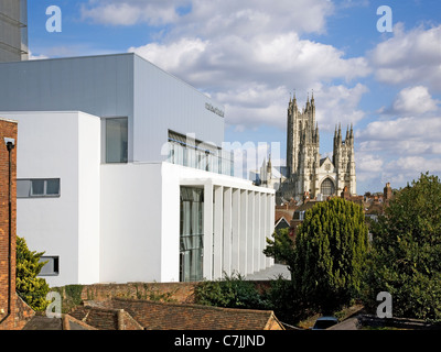 Il Marlow teatro & cattedrale Canterbury Kent Foto Stock